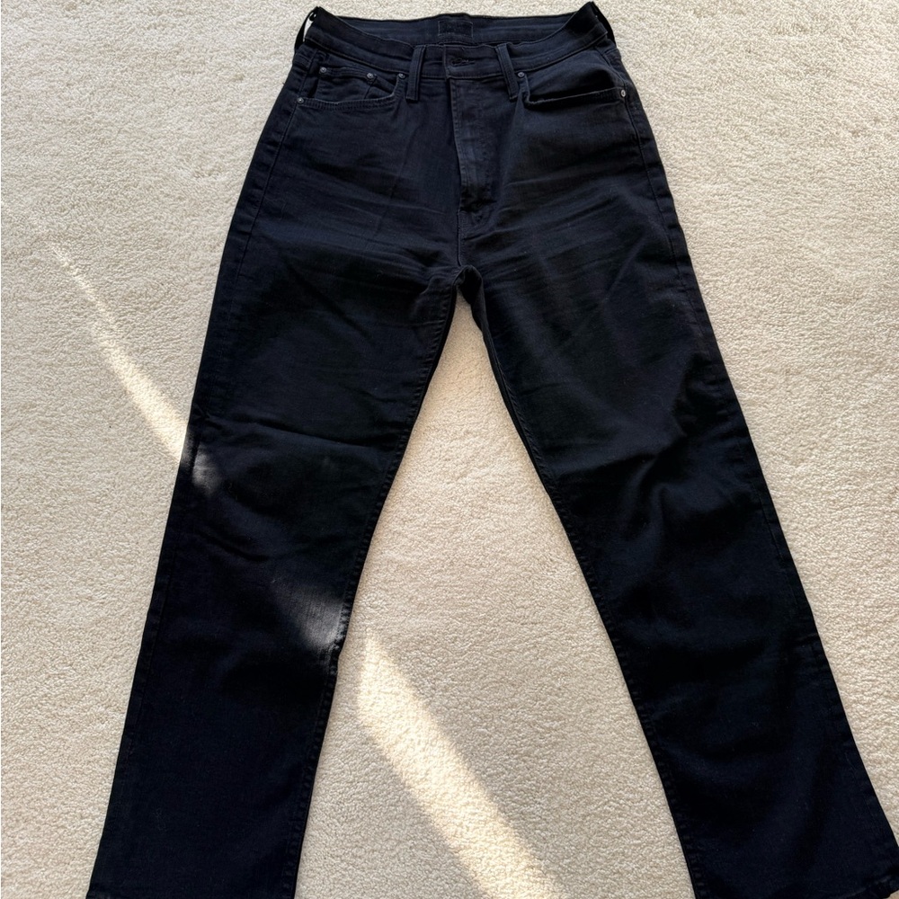 MOTHER Women's High Rise Black Jeans